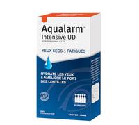 AQUALARM | Intensive Yeux Secs Et Fatigués | Acide Hyaluronique 0,24% | Soulage La Sécheresse Oculaire Sévère | Compatible Lentilles Et Toute La Famille | 30 unidoses 0,5ml