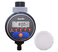 Aqualin Horloge d'irrigation avec Robinet à Boisseau sphérique - Ordinateur d'arrosage Automatique - Mise à Jour de l'ordinateur de l'eau - Minuterie - Système d'irrigation pour Jardin - avec écran