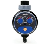 Aqualin Horloge d'irrigation de Jardin avec Robinet à Boisseau sphérique, Mise à Jour de l'ordinateur de l'eau, Pas Besoin de Pression d'eau