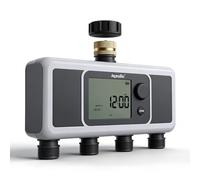 Aqualin Minuteur d'arrosage Automatique à 4 Sorties pour Tuyau d'arrosage programmable 4 Zones