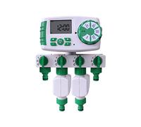 Aqualin Minuteur d'arrosage Automatique à 4 Sorties pour Tuyau d'arrosage programmable 4 Zones