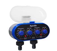 Aqualin Ordinateur d'irrigation de jardin avec minuterie d'irrigation à deux sorties