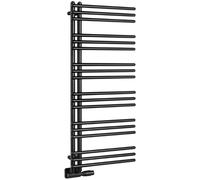 Aqualine Poseidon radiateur de salle de bain échelle 114x45 cm noir PS411B