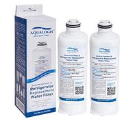 Aqualogis Filtre à eau pour réfrigérateur compatible avec Samsung DA97-17376B, DA97-08006C, HAF-QIN, HAF-QIN/EXP (lot de 2)