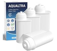 AQUALTRA Filtre à Eau pour Café Compatible avec pour EQ Series, EQ3, EQ6, EQ9, EQ500, S700, Intenza 575491, TCZ7003, TCZ7033, TZ70003 (4 Pièces)
