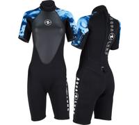 AquaLung Hydroflex Shorty pour femme noir-bleu, Taille:ML