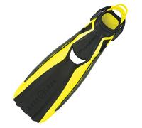 AquaLung Phazer ADJ - Palme d'appareil avec *Hydro Power* canal, Taille:R, Couleur:noir/jaune