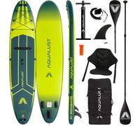 AQUALUST 12.0 iSUP Board Stand Up Paddle Surfboard gonflable set complet 365cm - Contenu : Set de planche+pagaie de kayak+siège
