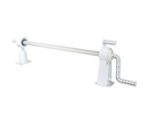 Aqualux Enrouleur Télescopique Piscine Hors Sol - Gain de Place - Mobile sur Un axe - Special Couverture Solaire Bache Piscine Bulles Eté
