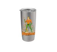 Aquaman Aquaman Distressed Gobelet isotherme en acier inoxydable double paroi