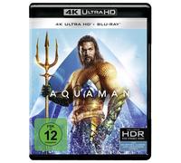 AQUAMAN - JASON MOMOA,AMBER HEARD,WILLEM DAFOE 2 ULTRA HD BLU-RAY NEUF