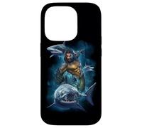 Aquaman Movie Swimming with Sharks Coque pour iPhone 14 Pro