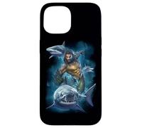 Aquaman Movie Swimming with Sharks Coque pour iPhone 15