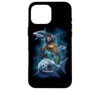 Aquaman Movie Swimming with Sharks Coque pour iPhone 16 Pro Max