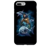 Aquaman Movie Swimming with Sharks Coque pour iPhone 7 Plus/8 Plus