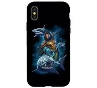 Aquaman Movie Swimming with Sharks Coque pour iPhone X/XS