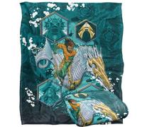 AQUAMAN - Plaid Ultra Doux au Toucher and The Lost Kingdom 152 x 127 cm