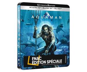 Aquaman - Ultimate Edition - 4k Ultra Hd + Blu-Ray 3d + Blu-Ray + Cd Bande Originale - Boîtier Steelbook® Limité - Édition Spéciale Fnac