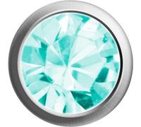 Aquamarine Imitation Easy Piercy Comfort bouchons d'oreilles blancs Ø 2,95 mm