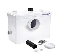 Aquamatix Broyeur Sanitaire 600W Pompe de Relevage Sanitaires 240L/min Débit, Distance de Pompage Verticale de 10m avec 3 Entrées pour Toilettes, Lavabos et Machine à Laver