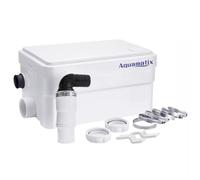 Aquamatix Duscha Pompe de douche 250W Pomp de Relevage Broyeur Sanitaire 10m Distance de pompage verticale 135L/minpour douches, éviers 2 entrées