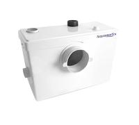 Aquamatix station de relevage compacte 600 W avec broyeur, pompe pour eaux usées jusqu’à 10 m de hauteur de refoulement, avec 3 entrées, pour WC, douche et lavabo