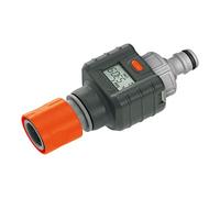 Aquamètre de Gardena : compteur d'eau pratique, pour le contrôle de la consommation d'eau, avec affichage clair, alimenté par batterie (8188-20)