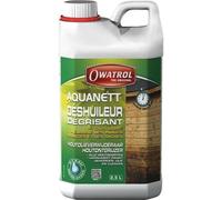 OWATROL Déshuileur et Dégrisant gélifié AQUANETT – Transparent, élimine huiles de teck – 2,5 L