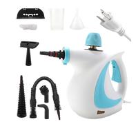 Aquanevo Steam Cleaner, Aquanevo Hand Spray Cleaner, 2.6 to 3.2 Bars, Steam Cleaner with 360° Swivel Steam Nozzle & 5 m Cable for Home, Car, Floors, Sofas (9 Accessories)