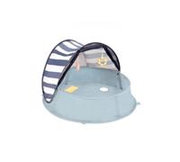 Babymoov Aquani Mariniere 3 En 1, Aire De Jeux, Piscine & Lit D'appoint, Anti-Uv Fps 50+, 2 Jeux + Moustiquaire Inclus