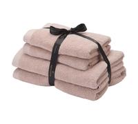 Aquanova Rio - Lot de serviettes - COTON GOTS - 2x 50x100 + 2x 67x130 cm - Rose poussiéreux RIOBUS-87