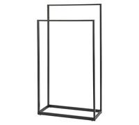 Aquanova Yuri Porte-serviettes sur pied 45x20x83cm Mat Noir YURTLH-09