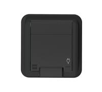 AQUANT 2K ANTHRACITE PRISE ENCASTRÉE 2P+Z IP55 ANTHRACITE 5041-77