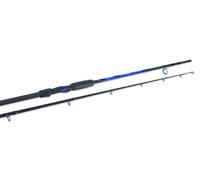 AQUANTIC Salt Shad² XPRO Halibut Spin, Canne de mer en fibre de carbone, 225-255 cm, 24 tonnes blanches, poignée en carbone, anneau SIC, pour heilbut, 2,25 m - jusqu'à 220 g