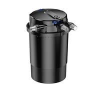 AquaOne Filtre de bassin à pression CPU-30000 I Filtre de bassin pour bassins jusqu'à 60 000 l I Filtre de bassin bio avec clarificateur UVC de 55 W avec nettoyage automatique et minuterie