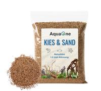 AquaOne Gravier d'aquarium 5 kg I Fond de sable noir clair multicolore fin moyen grossier I Gravier d'aquarium de qualité premium I Sable de quartz pour aquarium Décoration Aquascaping Granulométrie