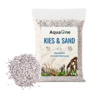 AquaOne Gravier d'aquarium Sable 5 kg I Fond de sol noir clair multicolore fin moyen grossier I Gravier d'aquarium Qualité Premium I Sable de quartz Gravier d'aquarium Décoration Aquascaping