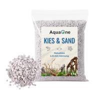 AquaOne Gravier pour aquarium 5 kg I Fond de sable noir clair multicolore fin moyen grossier I Gravier pour aquarium de qualité premium I Sable de quartz pour aquarium Décoration Aquascaping