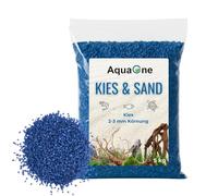 AquaOne Gravier pour aquarium Sable 5 kg I Fond de sol noir clair multicolore fin moyen grossier I Gravier d’aquarium Qualité Premium I Sable de quartz Gravier d’aquarium Décoration Aquascaping