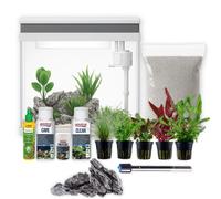 AquaOne HNE-380 Nano Aquarium 26L Kit Complet Décoration Filtration LED