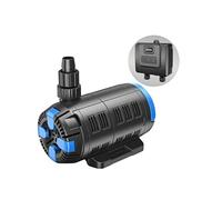 AquaOne Pompe de bassin Eco réglable CET 15000 37-180 W 7500 à 15000 l/h I Pompe de bassin de qualité supérieure avec contrôleur multifonction I Pompe spéciale pour étang de jardin I Pompe de
