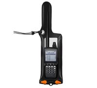 AquaPac Classic Étui Étanche pour Radio VHF - Housse de Transport en Plastique Étanche pour Natation, Surf, Kayak - Étui de Protection Portable pour Talkies-Walkies - Grand Modèle Gris Classique.
