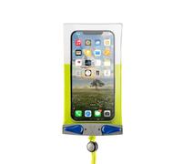 Aquapac Étui étanche pour téléphone, Petit, Vert Citron | iPhone et Android, fabriqué au Royaume-Uni, randonnée, VTT, accessoire de course à pied, flottant, certifié IPX8