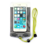 Aquapac Étui étanche pour téléphone, Taille Moyenne, Gris | iPhone et Android, fabriqué au Royaume-Uni, randonnée, VTT, accessoire de course à pied, flottant, certifié IPX8
