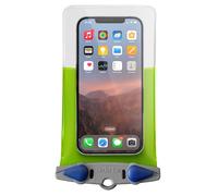 Aquapac Étui imperméable pour téléphone Portable Grande Taille avec Cordon, pour iPhone et Android, fabriqué au Royaume-Uni, pour randonnée, Course à Pied, Essentiel pour Voyage - Moyen/Vert Citron