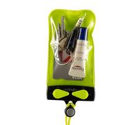 Aquapac Keymaster - Étui étanche pour clés et Cartes, Vert Citron | Pochette flottante et étanche pour objets de valeur, avec cordon de transport, garantie 5 ans, pour la plage et la randonnée