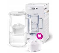 Aquaphor 2,5 l pot à filtre + 1 cartouche en verre blanc