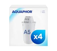 AQUAPHOR Lot de 3 cartouches filtrantes A5 + 1 I Filtre le calcaire et le chlore ainsi que les métaux lourds et autres substances I Eau claire 350 l I Avec technologie Aqua I Pour une meilleure nourriture et boisson I Protège les appareils de cuisine
