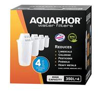 Aquaphor A5H filtre cartouches de rechange d'origine pour cruches filtrantes (lot de 4 pièces) pour aqua dure