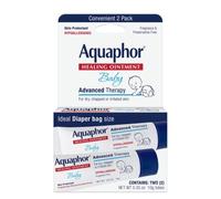 Aquaphor Baby Healing Ointment Diaper Rash and Dry Skin Protectant, .35oz Dual Pack by Aquaphor